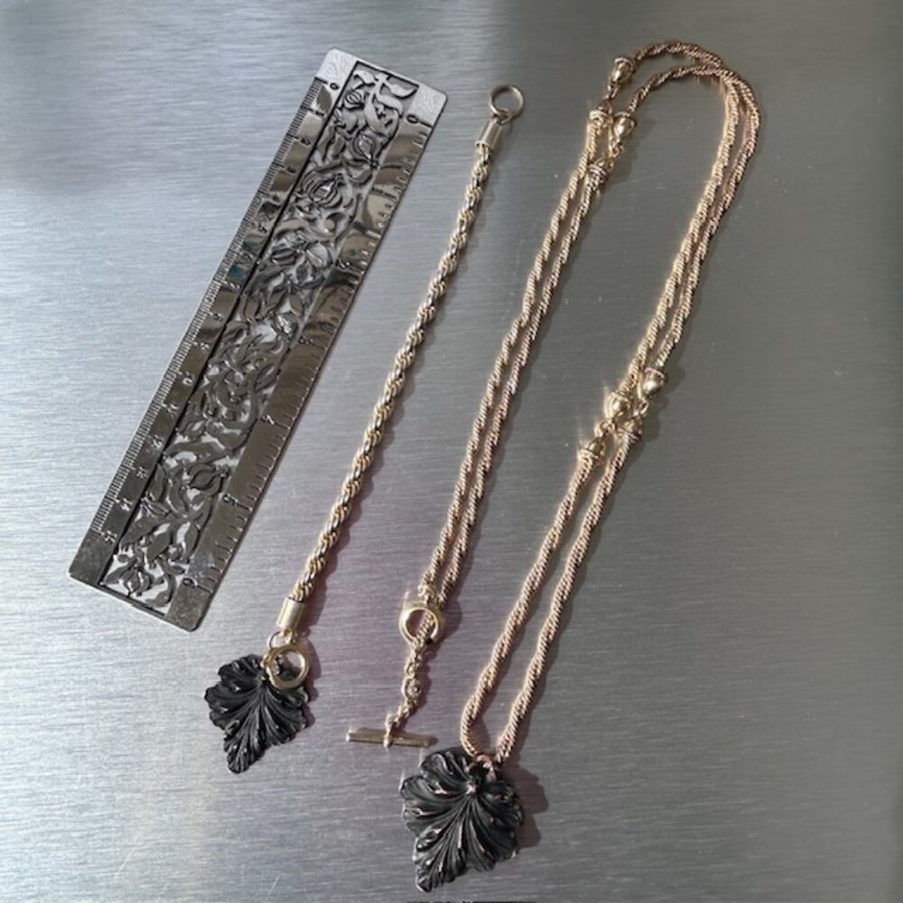 Leaf Pendant necklace & bracelet